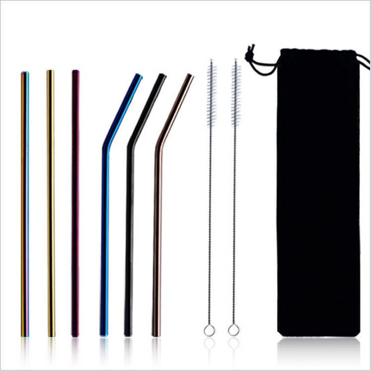 Reusable Stainless Steel Straws Metal Drinking Straws - Image 3