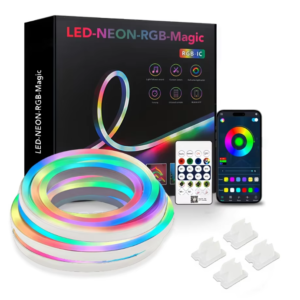 LED-Neon-RGB-Magic Running smart strip light 5m/set IP67 Waterproof LED Tape Light for TV Bedroom Kitchen Wall Indoor Outdoor Decor